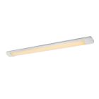 Barra LED 120cm branca de plástico, Enrique, 40W, LED 3000K