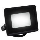 Holofote preto de plástico, Boaz, 10W, LED 6500K, IP66