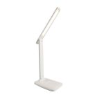 Candeeiro de secretaria branco moderno, Danila, 5W, LED ajustável de branco quente a branco frio, com dimmer tátil