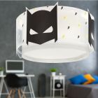 Plafon quarto infantil de plástico preto, Hero