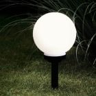 Foco com estaca preto de plástico, Zora, 0,5W, LED 3000K, IP44, com interruptor