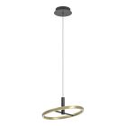 Candeeiro suspenso latão de metal, Buket, 19W, LED 3000K, regulável em 3 níveis