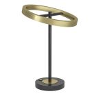 Candeeiro de mesa latão de metal, Buket, 10,5W, LED 3000K, com dimmer tátil