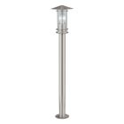 Candeeiro para exterior prateado de aço inoxidável, Arabella, IP44