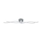 Candeeiro de teto cromo de plástico, Therese, 40W, LED 3000K