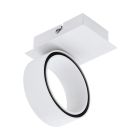 Foco de teto branco de alumínio, Gabi, 5W, LED 3000K