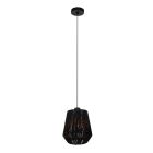 Candeeiro suspenso de papel preto, Caine