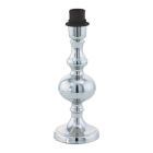 Candeeiro de mesa sem abajur cromo de aço, Mason, com interruptor