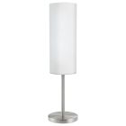 Candeeiro de mesa níquel de vidro, Ciuda, com interruptor