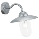 Candeeiro para exterior prateado de vidro, Dalisha, IP44