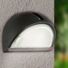 Candeeiro para exterior preto de alumínio, Gemma, IP44