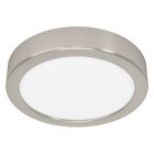 Plafon níquel de plástico, Geraldo, 11W, LED 3000K