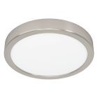 Plafon níquel de plástico, Geraldo, 17W, LED 3000K