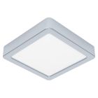 Candeeiro de teto para casa de banho cromo de plástico, Geraldo, 11W, LED 3000K, IP44