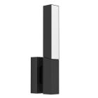 Candeeiro para exterior preto de alumínio, Salman, 4,5W, LED 3000K, IP44