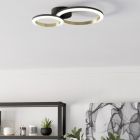 Candeeiro de teto latão de plástico, Conrad, 12W, LED 4000K, regulável em 3 níveis