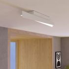 Candeeiro de teto inteligente branco de plástico, Birkan, 13,5W, LED RGBW, com comando à distância