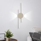 Aplique de parede castanho de alumínio, Vixa, 20W, LED 3000K