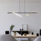 Candeeiro suspenso latão de plástico, Cunera, 20W, LED ajustável de branco quente a branco frio, regulável em 3 níveis