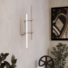 Aplique de parede castanho de alumínio, Thera, 12W, LED 3000K