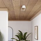 Candeeiro de teto branco de aço, Constance, 24W, LED white switch