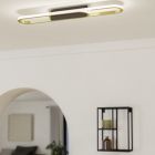Candeeiro de teto dourado de alumínio, Crijn, 20W, LED white switch