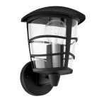 Candeeiro para exterior preto de plástico, Inas, IP44