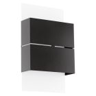 Candeeiro para exterior preto de metal, Ishaya, 3W, LED 3000K, IP44
