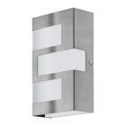 Candeeiro para exterior prateado de plástico, Maegan, 3W, LED 3000K, IP44