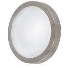 Candeeiro para exterior prateado de vidro, Bob, IP44