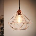 Candeeiro suspenso cobre de metal, Costel