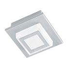 Plafon prateado de plástico, Elsien, 3W, LED 3000K
