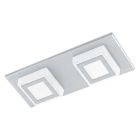 Plafon prateado de plástico, Elsien, 3W, LED 3000K