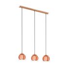 Candeeiro suspenso cobre de vidro, Iroma