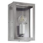 Candeeiro para exterior prateado de aço inoxidável, Alihan, IP44
