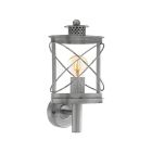 Candeeiro para exterior prateado de plástico, Alisia, IP44