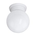 Candeeiro de teto branco de vidro, Amira