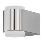 Candeeiro para exterior prateado de plástico, Lyza, IP44