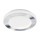 Candeeiro de teto cromo de plástico, Amina, 11W, LED 3000K, IP44