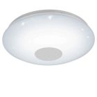 Candeeiro de teto branco de plástico, Barbera, 30W, LED ajustável de branco quente a branco frio
