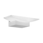 Aplique de parede branco de plástico, Beatriz, 6W, LED 3000K