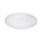Candeeiro de teto branco de vidro, Bennet, 11W, LED 3000K