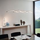 Candeeiro suspenso cromo de alumínio, Arantxa, 9W, LED 3000K