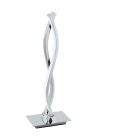 Candeeiro de mesa cromo de alumínio, Arantxa, 5W, LED 3000K, com interruptor