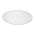 Candeeiro de teto branco de vidro, Bennet, 11W, LED 3000K