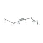 Foco de teto cromo de alumínio, Madelinde, 3W, LED 3000K