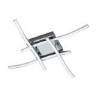 Plafon cromo de alumínio, Yorian, 5W, LED 3000K