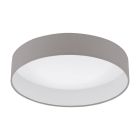 Candeeiro de teto toupeira de tecido, Guido, 18W, LED 3000K