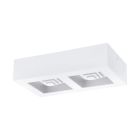 Plafon branco de aço, Olger, 6W, LED 3000K