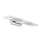 Aplique de parede cromo de plástico, Jan, 5W, LED 3000K, IP44